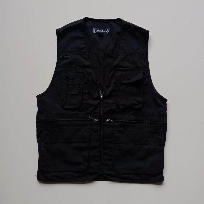 เสื้อกั๊กยูทิลิตี้ ยุทธวิธี Depper สีดํา rq shope