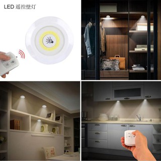 LED ไฟติดผนัง พร้อมรีโมทเปิดปิด ปรับลดความสว่างได้ COB LED LAMP