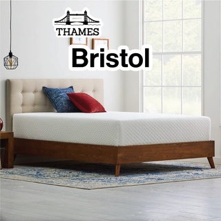 Thames ที่นอนยางพาราไร้ขอบ แท้100% หนา 4นิ้ว รุ่น Bristol แบบนุ่มสบาย ผ้ากันไรฝุ่น latex mattress ที่นอน สุขภาพ