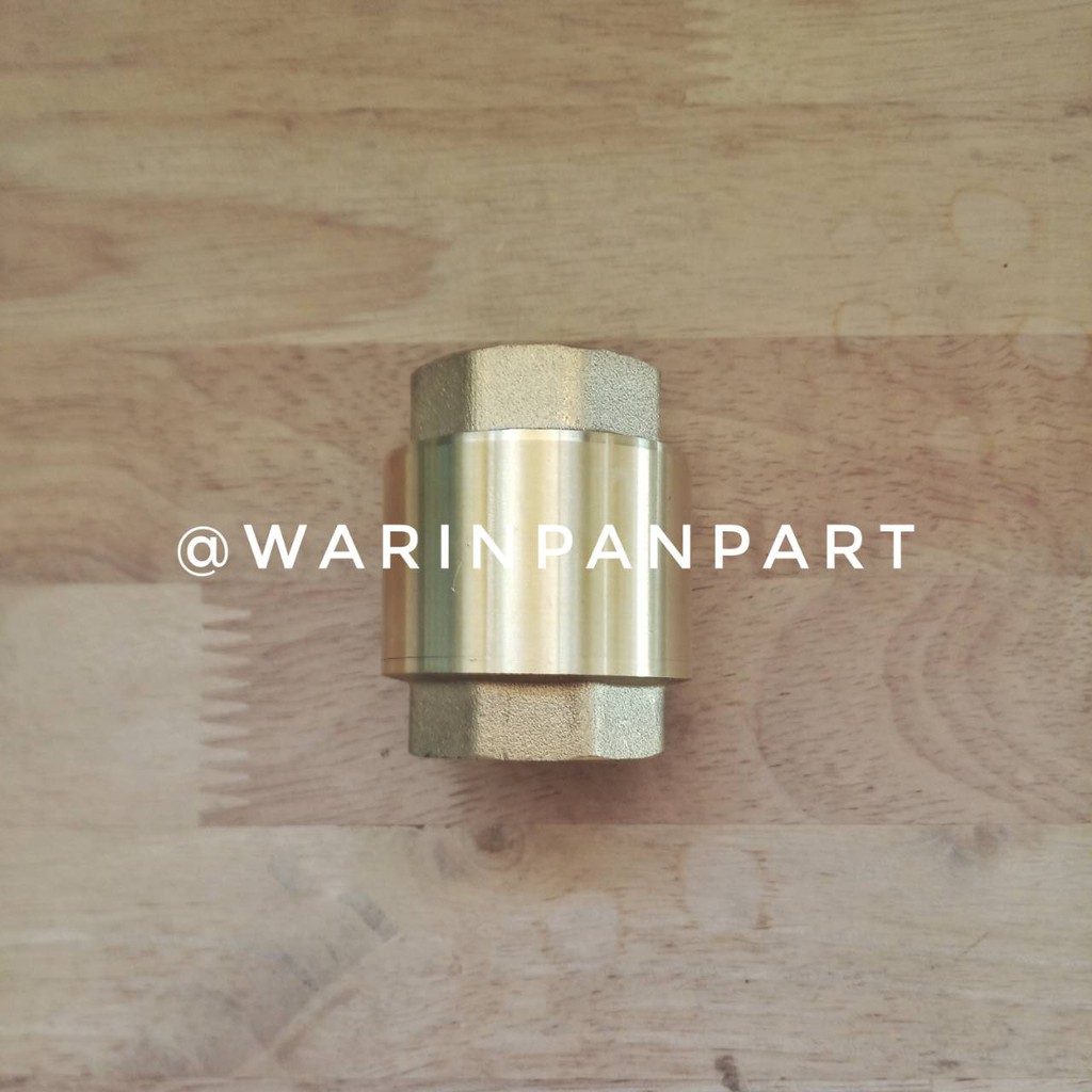 เชควาวล์ว check valve  หรือกันกลับ ทองเหลือง เกลียวใน 4 หุน 6หุน และ 1 นิ้ว