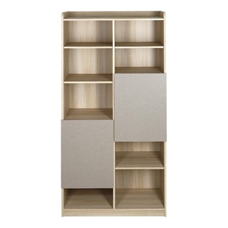 Storage cabinet HIGH CABINET FURDINI PSP-5577 SAND OAK Multipurpose furniture Home &amp; Furniture ตู้เก็บของ ตู้สูงบานเปิด