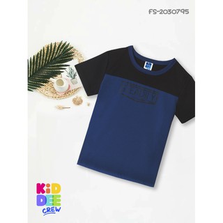 FS-2030795 Short sleeve black top blue bottom เสื้อแขนสั้นท่อนบนสีดำ-ท่อนล่างสีน้ำเงิน เหมาะสำหรับเด็กอายุตั้งแต่ 3-12ปี