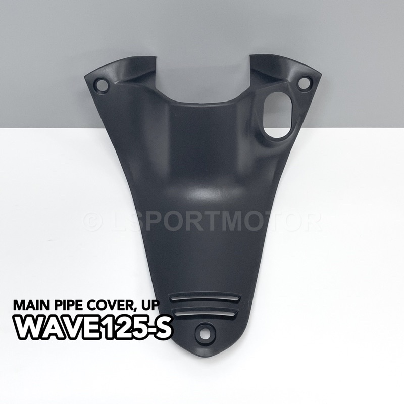 HONDA WAVE125-S MAIN PIPE COVER, UPPER (MATTE BLACK) 64320-KPH-700 INNER LOWER MAIN SWITCH COVER W12