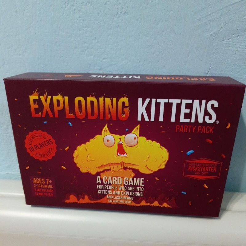ไพ่แมวระเบิด เกมแมวระเบิด เหมียวระเบิด exploding kittens (party pack
