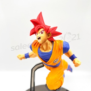 Banpresto Dragon Ball #Son Goku Super Saiyan GOD : ฟิกเกอร์ดราก้อนบอล #ซุน โกคู ซูปเปอร์ไซย่าก็อด