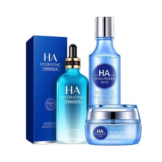 ชุดสุดคุ้ม ไฮยาลูรอน HA 3 ชิ้น (โลชั่นน้ำตบ+เซรั่ม+ครีม) BIOAQUA HA Water Get Set บำรุงผิวหน้า ผิวเนียนนุ่ม ชุ่มชื้น