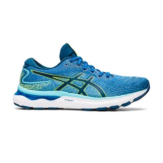 Asics Nimbus24 WIDE – Men - Lake Drive/Hazard  รองเท้าวิ่งผู้ชาย