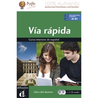 Via rápida libro del alumno + Audio: (ELE NIVEAU ADULTE TVA 5,5%) : 9788484436553 (นำเข้าของแท้100%)