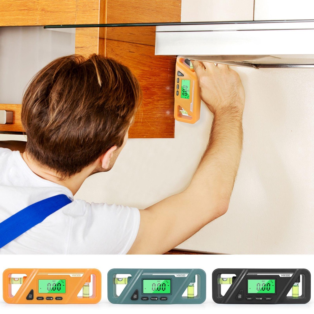 DEVO เครื่องวัดมุมดิจิตอลพกพา [Digital Angle Gauge] - วัดระดับเอียงไม้ 90° แม่เหล็ก กันกระแทก สำหรับ ช่างก่อสร้าง งานไม้ เรียน | โปรแทรกเตอร์อิเล็กทรอนิกส์ (2-in-1) - รูปที่ 6