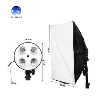 กล่องใส่ Softbox 50 * 70cm + 4 in 1 E27 ที่วางหัวโคมไฟ Softbox 50cm*70cm + 4 in 1 E27 Socket Lamp Head Holder