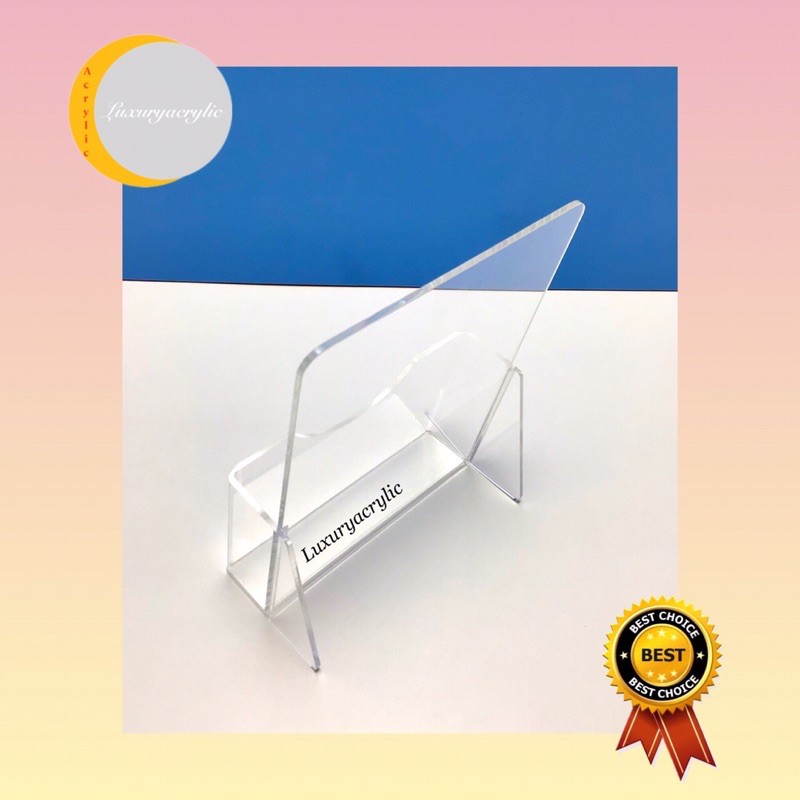 กล่องใส่โปรชัวร์ A5 แนวตั้ง สีใส ขนาด16x8x21.5cm. - รูปที่ 6