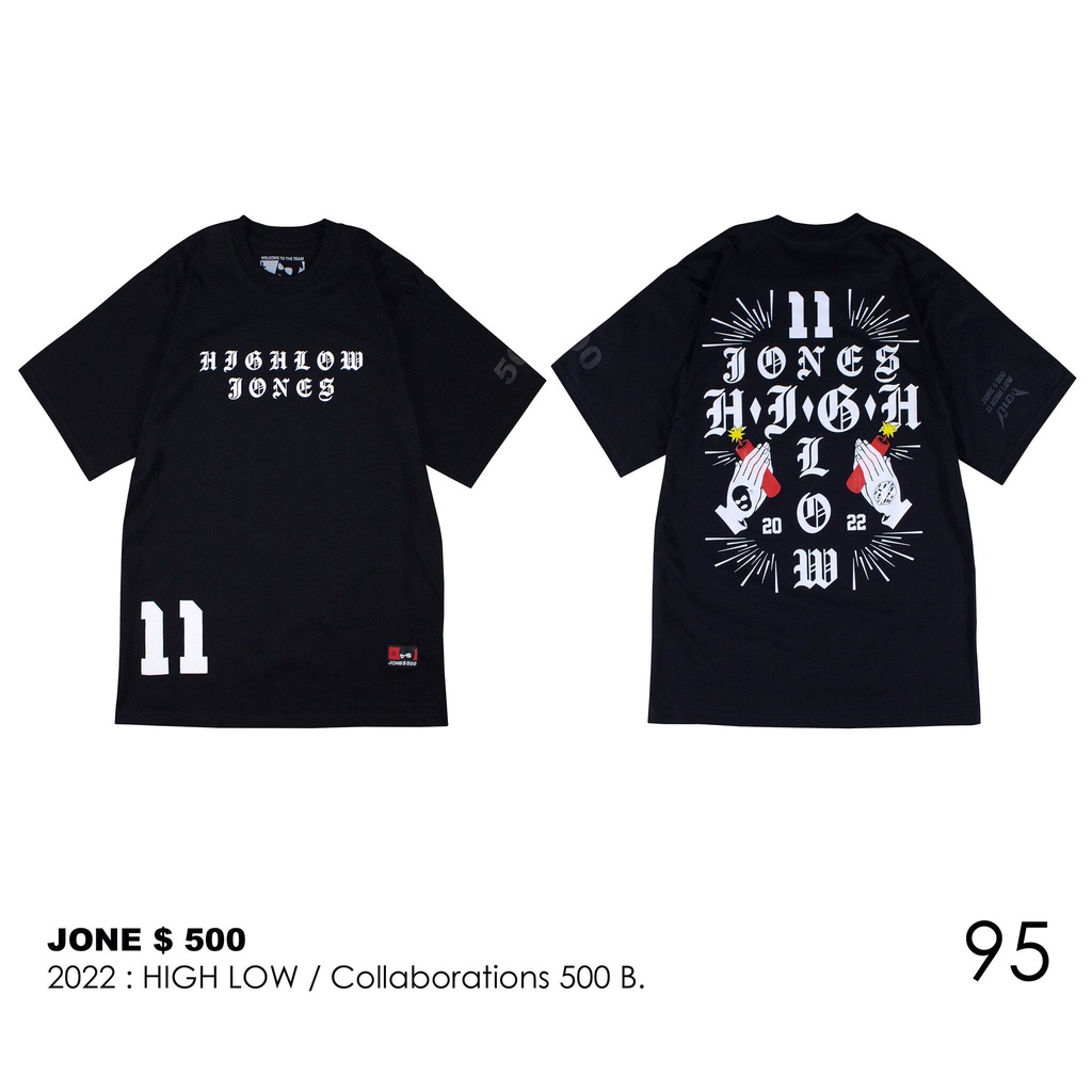 Tee JONE500 คลอเล็คชั่นล่าสุด เสื้อยืดสกรีนลาย 2022 Collection