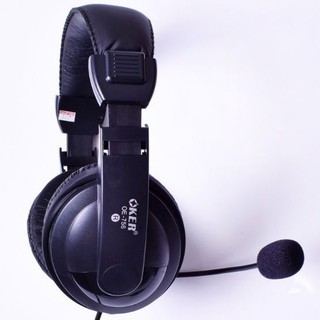 Oker หูฟัง Headphone หูฟัง โอเคอร์ ครอบหู ต่อมือถือ รุ่น OE-756