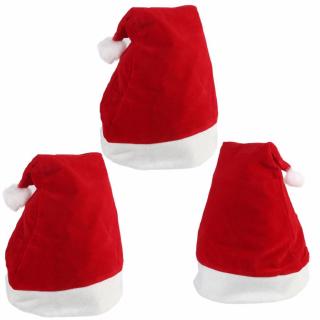 Christmas Hat หมวกซานต้า สำหรับแต่งกาย วันคริสต์มาส และวันปีใหม่ (3ใบ)hristmas Hat หมวกซานต้า สำหรับแต่งกาย วันคริสต์มาส