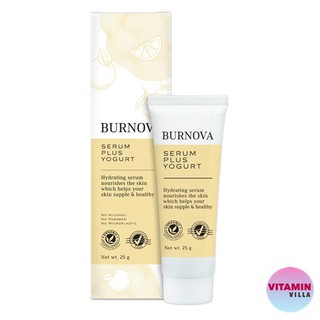 BURNOVA SERUM PLUS YOGURT เบอร์นโนนว่า โยเกิร์ตเซรั่ม บำรุงผิวที่หยาบกร้าน ไม่เรียบเนียน ขนาดบรรจุ 25 กรัม