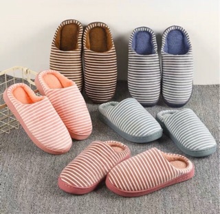 พร้อมส่ง🎏รองเท้าแตะใส่ในบ้านสไตล์ญี่ปุ่น เรียบชิคชิค ใส่สบายนุ่มนิ่ม winter slipper home shoes❄️🐻