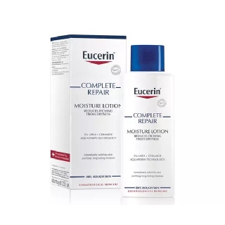 🔥หมดอายุ05/22 แท้100%🔥Eucerin COMPLETE REPAIR MOISTURE LOTION 250 ml สำหรับผิวแห้งมาก เป็นขุย ลดอาการคัน