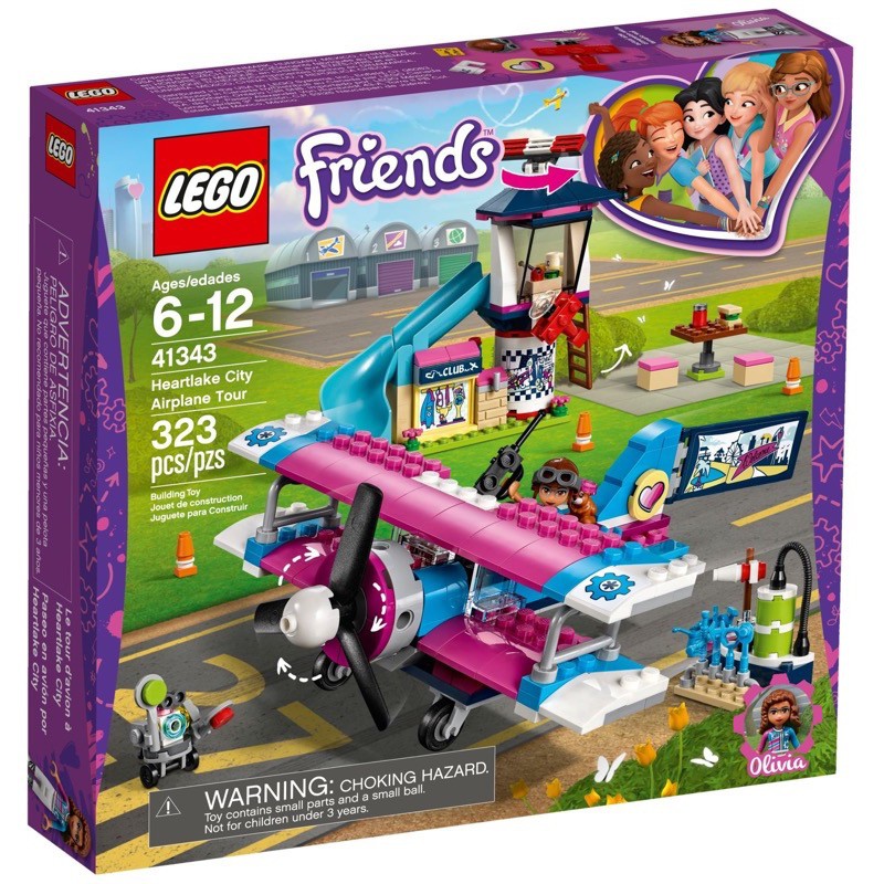 เลโก้แท้ LEGO Friends 41343 เลโก้ Heartlake City Airplane Tour
