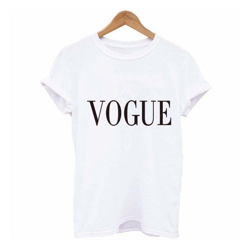 เสื้อยืด fashion Vogue ผ้าคอตตอน 100% งานสกรีน – – >>> 🇹🇭 Top1Thailand 🛒 >>> shopee.co.th 🇹🇭 🇹🇭 🇹🇭🛒🛍🛒