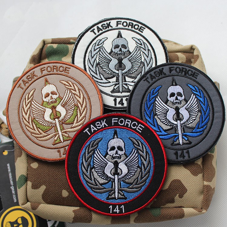 แผ่นรีดติดเสื้อTask Force 141 สำหรับติดเสื้อ กระเป๋า