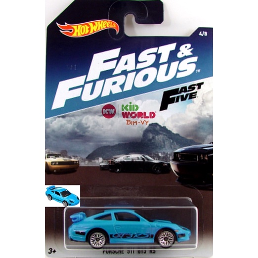 Hot Wheels Fast & Furious Series Porsche 911 GT3 RS DWF74 รถโมเดล