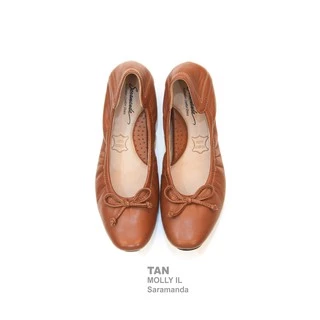 Saramanda รุ่น 162003L Molly IL รองเท้าแฟลตบัลเล่ต์ผู้หญิง หนังลูกแกะ มี 8 สี