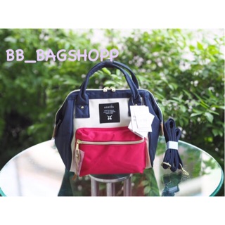 ANELLO POLYESTER CANVAS MINI BAG  ทรงCrossbody สี tri color