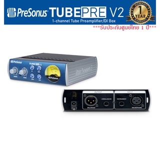 PreSonusTubePre V2 ไมโครโฟนพรีแอมป์ Single Channel แบบ Tube จาก Presonus รุ่น TubePre V2 ***ประกันศูนย์ 1 ปี***