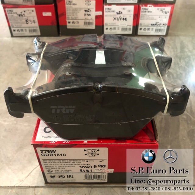 ผ้าเบรค หน้า TRW GDB1810 BMW E90 318i