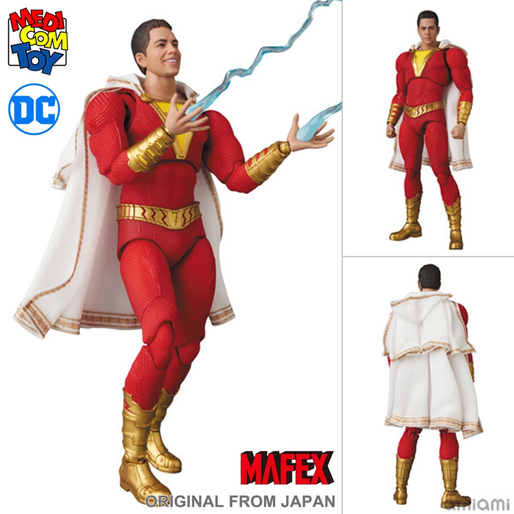 งานแท้ Medicom Toy Mafex DC Comics Universe จักรวาลดีซี Shazam ซาแซม Billy Batson บิลลี่ แบทสัน Ver 