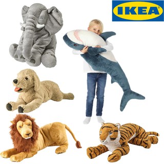 IKEA ตุ๊กตาตัวใหญ่ ตุ๊กตานุ่มนิ่ม ของแท้ IKEA สำหรับเด็ก ตกแต่งห้อง ตุ๊กตาหมี ตุ๊กตาหมา ตุ๊กตาหมู ตุ๊กตาถุงมือ อิเกีย