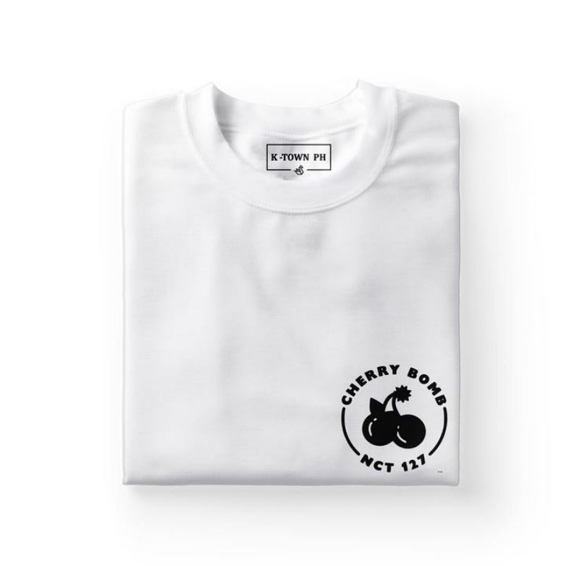NCT 127 Cherrybomb Kpop T-Shirt โลโก้เล็ก