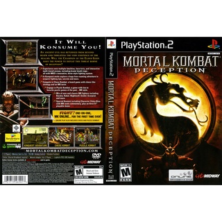 แผ่นเกมส์ PS2 Mortal Kombat Deception   คุณภาพ ส่งไว (DVD)