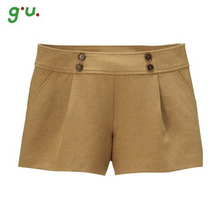 -GU- กางเกงขาสั้นสวยสวย Melange twill short pants จาก - shop ญี่ปุ่น 🇯🇵 แท้ 100%