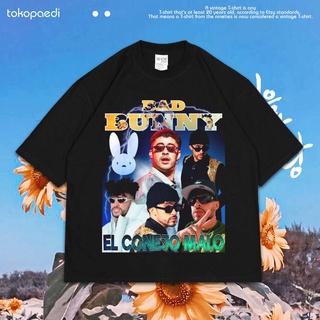 เสื้อยืดผ้าฝ้ายพิมพ์ลายขายดี เสื้อยืด ขนาดใหญ่ พิมพ์ลาย BAD BUNNY | เสื้อยืด ขนาดใหญ่ | เสื้อยืด ขนาดใหญ่ | เสื้อยืด สไต