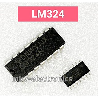 (5ตัว) LM324N , LM324 , Single Supply Quad Op-Amp ไอซีออปแอมป์