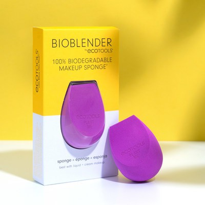 ใหม่ Ecotools Bioblender ฟองน้ําแต่งหน้า 100% ฟองน้ําแต่งหน้าย่อยสลายได้