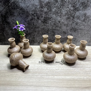 แจกันเซรามิกจิ๋ว แจกันจิ๋ว ทรงคนโท ลาย Stoneware #ของจิ๋ว #miniature