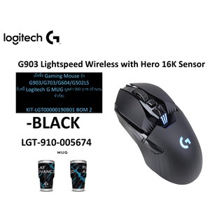 G903 Lightspeed Wireless with Hero 16K Sensor รุ่น LGT-910-005674