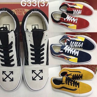 🔥พร้อมส่ง👟 old Skool size 37-44 รองเท้าผ้าใบ ชาย หญิง  รองเท้าออกกำลังกาย