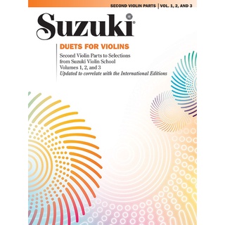 Duets for Violins International Edition By Shinichi Suzuki Violin Book (0093S)