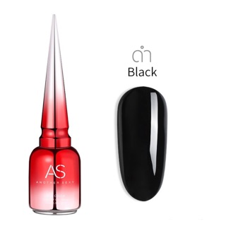 สีเจล As 15ml.ฝาแหลม สีดำ สีขาว สีขาวนม สีขาวขุ่น