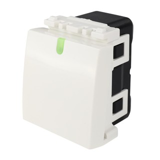 สวิตซ์ทางเดียว 1.5 ช่อง EVE 523220 สีขาว SINGLE-POLE SWITCH EVE 523220 WHITE