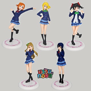 ฟิกเกอร์ โมเดล  figure model love live school idol เลิฟ ไลฟ์ 5 แบบ