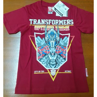 เสื้อคอกลม Transformer optimus prime