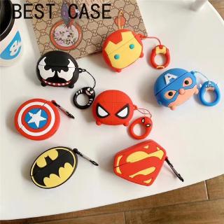 AirPods Pro Case Soft Case Silicone Marvel Ironman Spiderman Venom