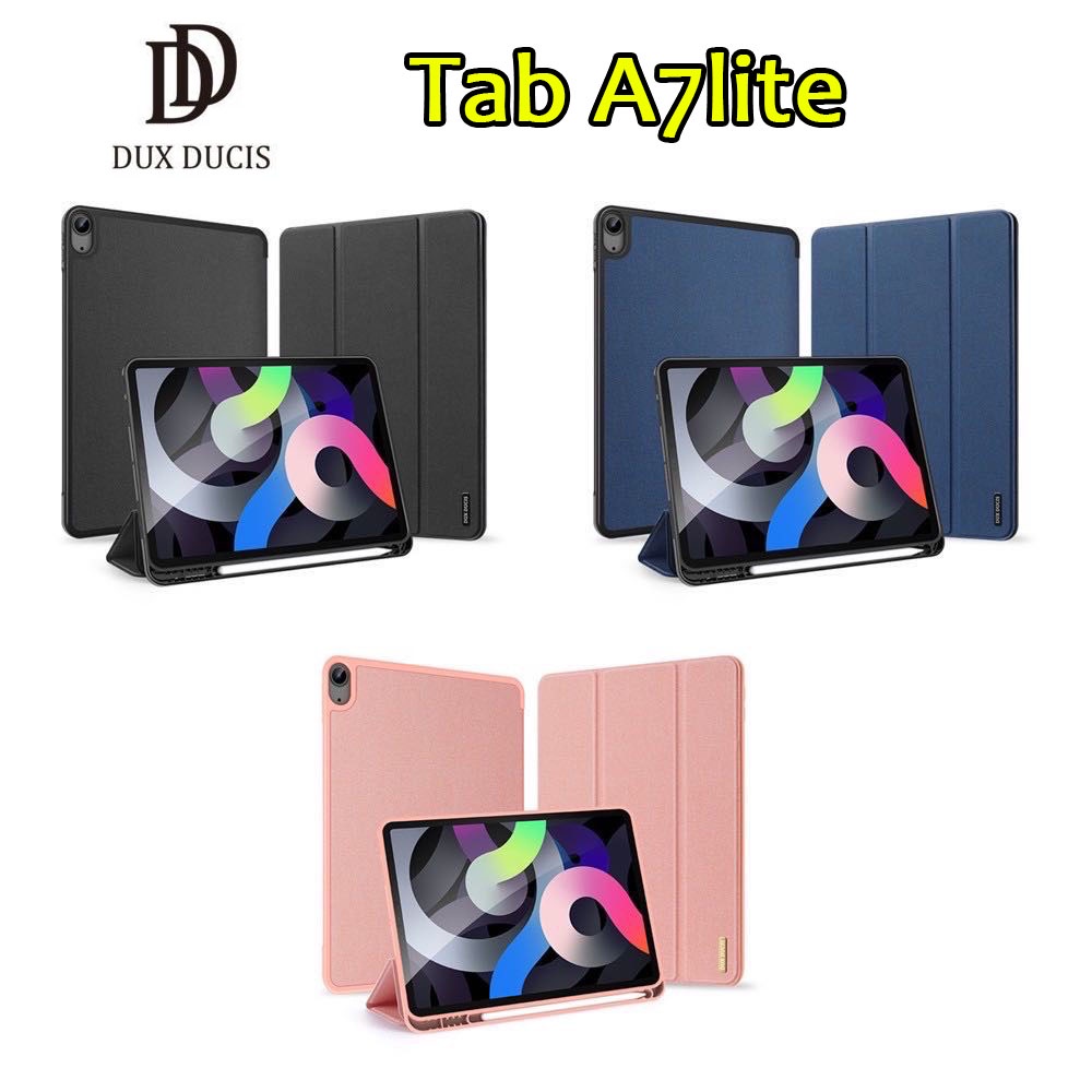 035 DOMO เคสฝาพับ เคส Samsung Tab A11 A11Plus A7lite  มีช่องใส่ปากกา งานแท้ สำหรับรุ่น TabA7LITE