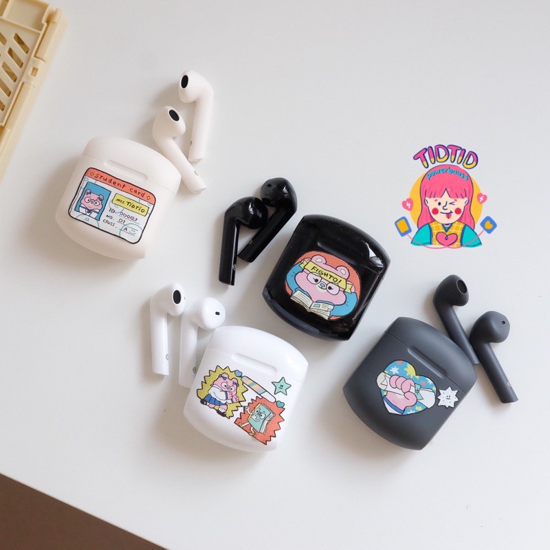 (แถมเคสใส่+สติกเกอร์+ประกัน1 ปีเต็ม)หูฟังไร้สายของแท้เท่านั้น(รีวิวแน่นๆ)
