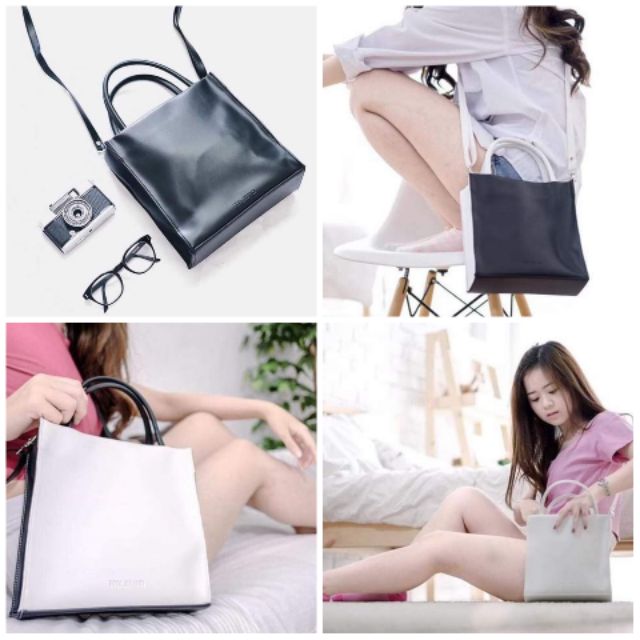 Riya Brand กระเป๋าสะพายข้าง รุ่นกล่องนม