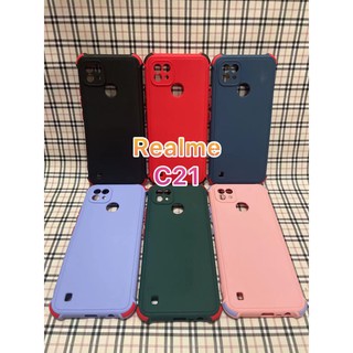 A95(พร้​อมส่งในไทย)เคสTPU​นิ่ม​สี​พื้น​ปุ่ม​สีOPPO A95/Realme C21Y/Realme8(4G)5G/Realme8Pro/Realme C21/A54(4G)A74(4G)5G